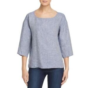 Eileen Fisher 100% Organic Linen Top